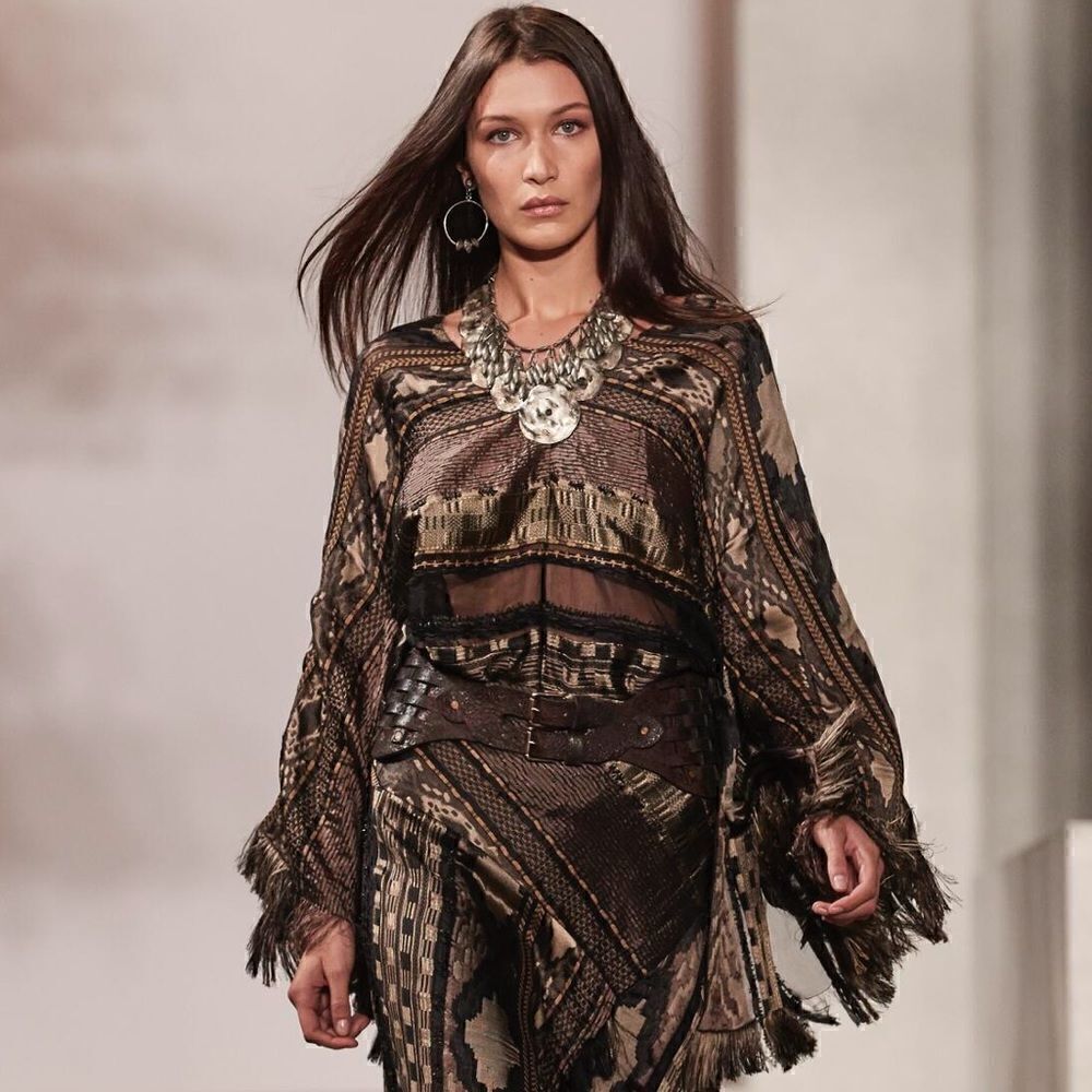 Ralph Lauren, 2016 Runway Collection Filipa  Fringe Trim Top - Picture 4 of 17